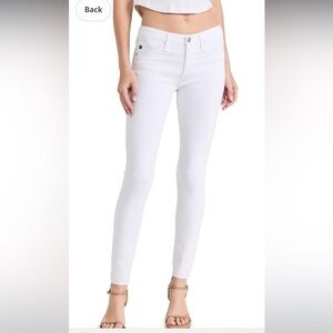 Adriano goldschmief white skinny jeans